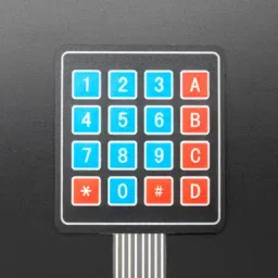 4x4 Membrane Matrix Keypad - 16 KeysView-picture-13