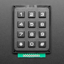 3x4 Matrix Keypad - 12 KeysView-image-3