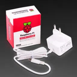 Raspberry Pi 4 Official 15W USB C Power Supply                US - Black                White - EU                White - UKView-picture-15