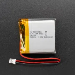 Lithium Ion Polymer Battery - 3.7V 1250mAhView-picture-10