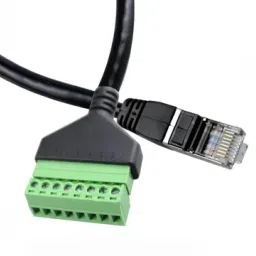 RJ45 Male Plug / Female Socket Connector Terminal Block with Extension CableMale - 300 mmFemale - 300 mmView-picture-37