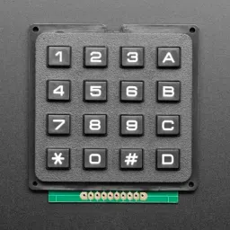 4x4 Matrix Keypad - 16 KeysView-picture-15