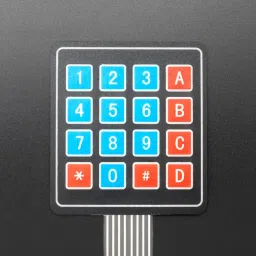4x4 Membrane Matrix Keypad - 16 KeysView image 1