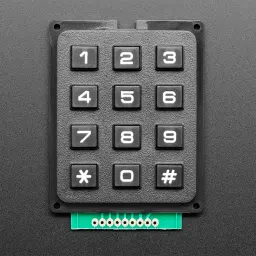 3x4 Matrix Keypad - 12 KeysView image 1