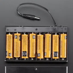 8 x AA Battery Holder Box with Switch and 2.1mm PlugView image 2