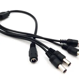 4-Way 2.1mm DC Barrel Jack to Plug SplitterView image 1