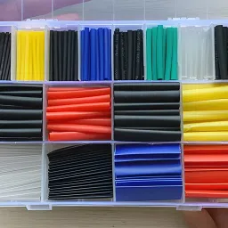 Multicolor Heat Shrink Tubing Assortment Pack - 580 PcsView image 1