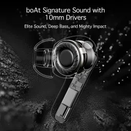 boAt Airdopes 181 Pro TWS Earbuds with Environmental Noise Cancellation (IPX5 Water Resistant, 4 Mics ENx Technology, Mocha Elegance) image 5