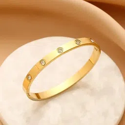 Shining Diva Fashion Gold-Plated Bangle-Style Bracelet-picture-52