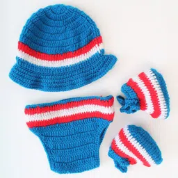 Woonie Infant Striped Pattern Coordinating Costume Photo Prop Set-picture-25