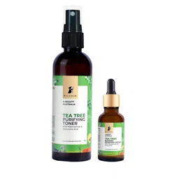 Pilgrim Spot Removal Kit with 10% Niacinamide & Tea Tree Toner +  Blemish Remover Serum image 1