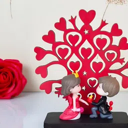 Ascension Red Love Couple With Tree Showpiece-image-64
