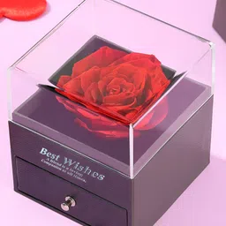 TIED RIBBONS Red & Grey 3 Pcs Valentine Theme Pendant & Card Home Gift Set image 4