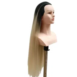 flushia Hair Styling Training Head Manikin Hair Dummy Original hai Dummy image 3