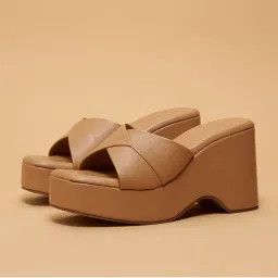 Eridani Women Lauren Beige Wedges Heels-image-12