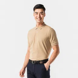 inesis Men's golf short-sleeved polo T-shirt MW500 beige-picture-28