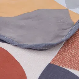 AAZEEM Beige & Black Geometric Printed Microfiber AC Room Double Bed Dohar image 4