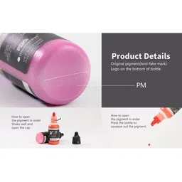 GOOCHIE Permanent Makeup Eyebrow Micro Pigment Color - 15ml - Light Coffee image 2