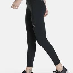 Puma Women Black Cloudspun Hw 7/8 Training Sustainable Tights image 3