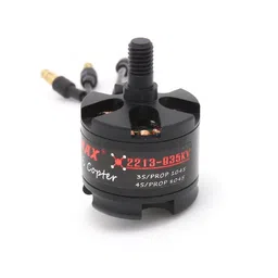 EMAX MT2213 935KV Brushless DC Motor ? Black Cap (CW Motor Rotation) With Prop1045 Combo (Original) image 1
