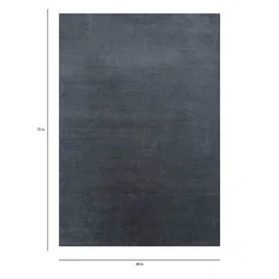 jaipur rugs Grey Solid Wool 4 X 6 ft Hand Knotted Carpet image 2