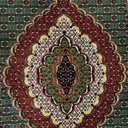 Exotic India Green Ethnic Motifs Printed Carpet image 4