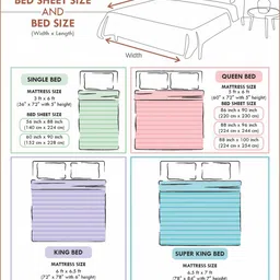 BELLA CASA Ethic White & Teal Printed Cotton 180 TC King Bedsheet with 2 Pillow Covers image 5