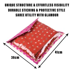 Kuber Industries Pink 12 Pieces Regular Organisers image 5