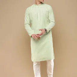 here&now x sanwara Sanwara Ethnic Motifs Embroidered Chikankari Straight Kurta With Churidar-picture-26
