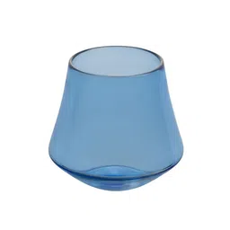 borotech Celestia Harmony Borosilicate Whiskey Glass Set of 2 Light Blue Glasses image 4