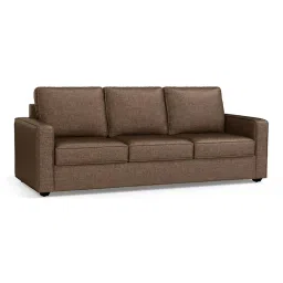 urban ladder create Apollo 3 Seater Fabric Sofa in Mocha Colour image 3