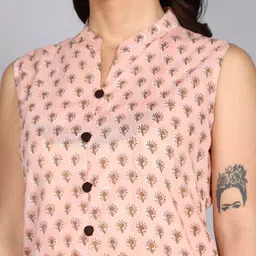 ftDiva Ethnic Motifs Printed Straight Kurta image 5