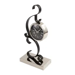 de maison decor Black Round Table Stellar Mirage Desk Clock image 5