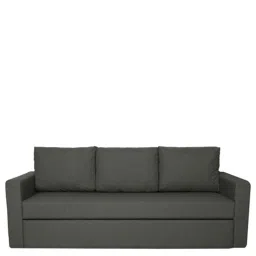 Simplo 3 Seater Pull-Out Sofa Cum Bed in Grey Colour-image-96