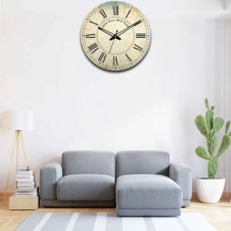olive tree 12 Inches Classic Wooden Clock-picture-31