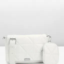 Lino Perros Structured Sling Bag with Quilted Detail-picture-14