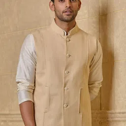 Tasva Mandarin Collar Nehru Jackets image 3
