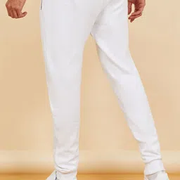 Styli Men Pique Slim Fit Joggers with Zip Pocket Detail image 3