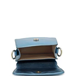 AQUATAN PU Structured Handheld Bag with Bow Detail image 5