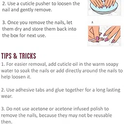 SYGA 30Pcs Long-Lasting Press-On Artificial Nails - Red F635-22 image 3