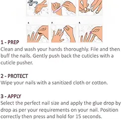 SYGA 30Pcs Long-Lasting Press-On Artificial Nails - Red F635-22 image 5