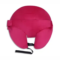 Dormyo Pink Fibre Filled Breathable Maternity Pillow-picture-15