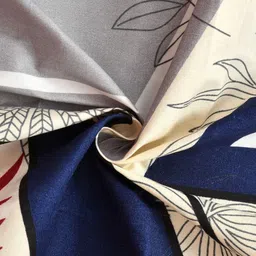 Bromwick Multicoloured Floral 210 TC 2 Single Bedsheet with 2 Pillow Covers image 2