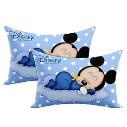 Kuber Industries Blue 2-Pieces Mickey Mouse Printed Sleeping Pillows-image-32