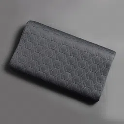 LA VERNE Grey Cooling Gel Infused Pincore Technology Breathable Contour Memory Foam Pillow image 2