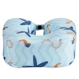 The White Willow Blue Printed Travel Neck Pillow image 2