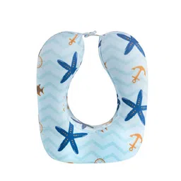 The White Willow Blue Printed Travel Neck Pillow image 3