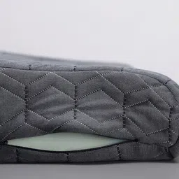 LA VERNE Grey Cooling Gel Infused Pincore Technology Breathable Contour Memory Foam Pillow image 5