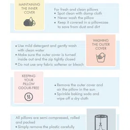 The White Willow Blue Printed Travel Neck Pillow image 5