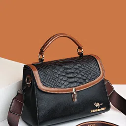 Diva Dale PU Structured Handheld Bag with Quilted-image-59